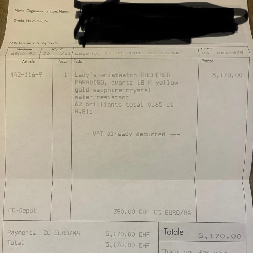 Carl Bucherer Sapphire Diamond Women’s Watch - Picture 5 of 5